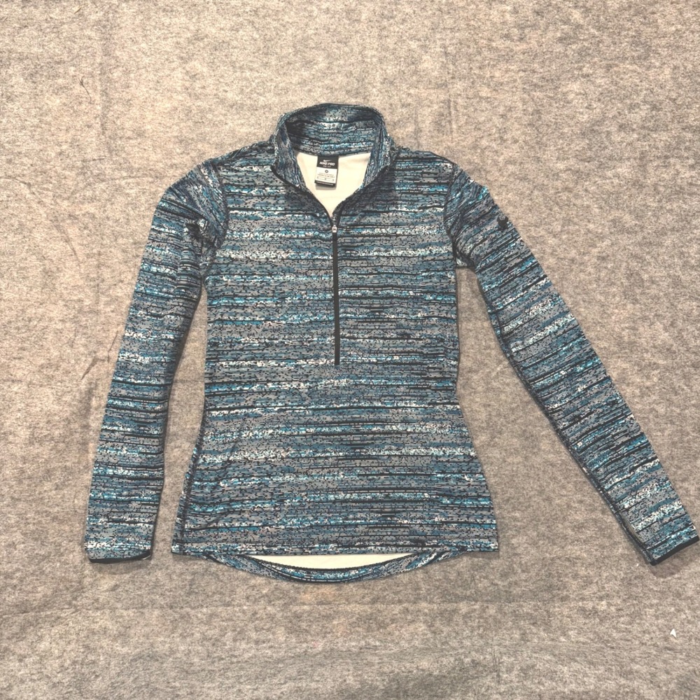 Nike Pro Dri-Fit Warm Static 1/2 Zip Training Performance Medium Long Sleeve